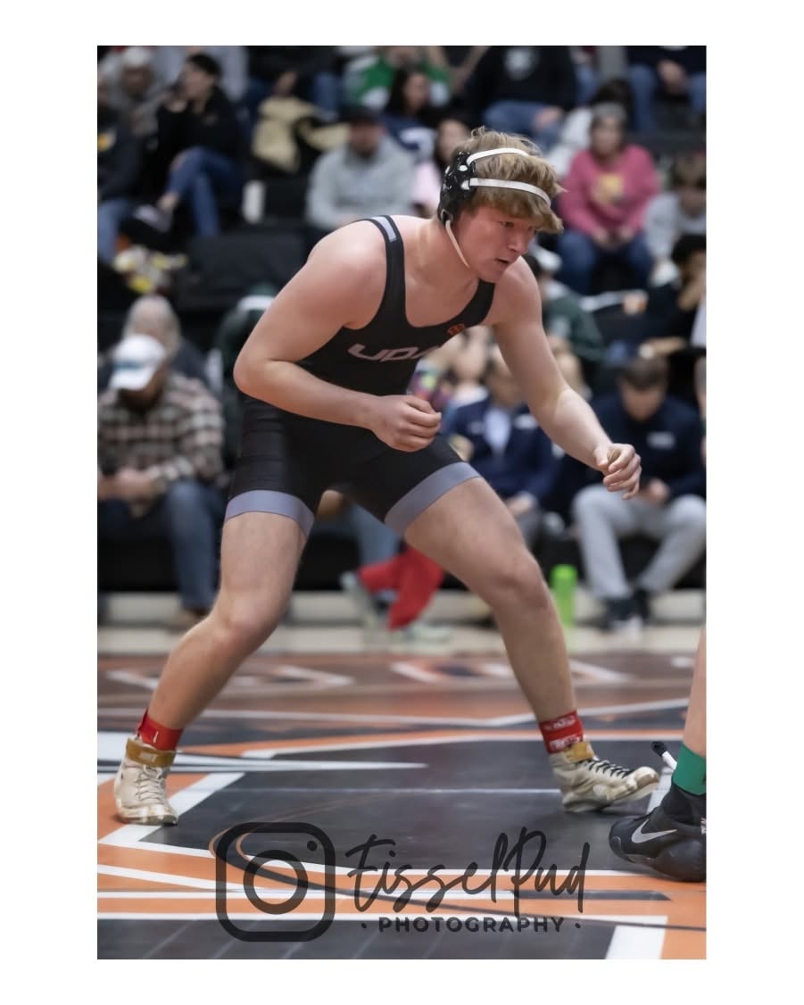 uda wrestler ready to spar