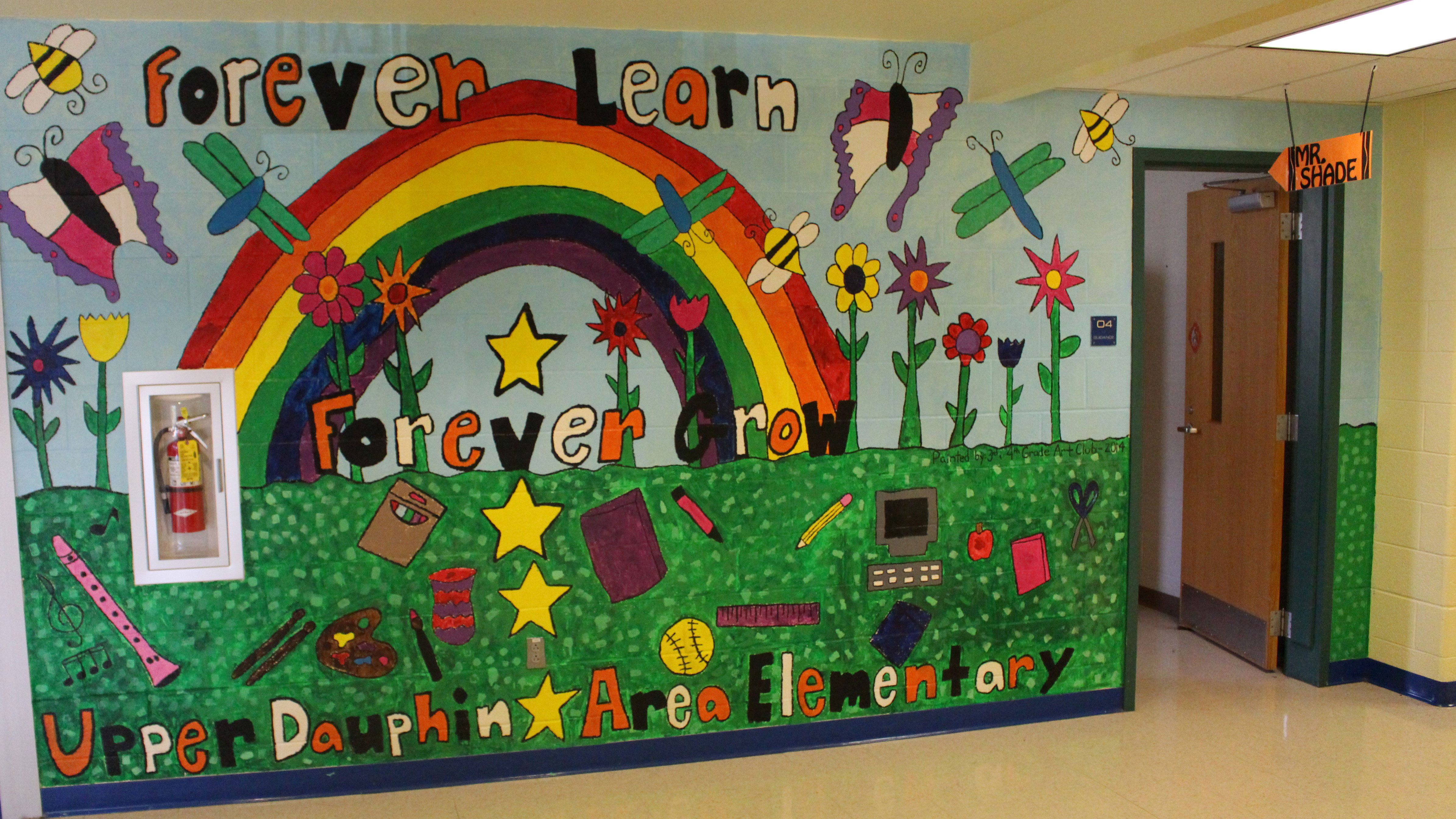 upper dauphin elementary grow mural