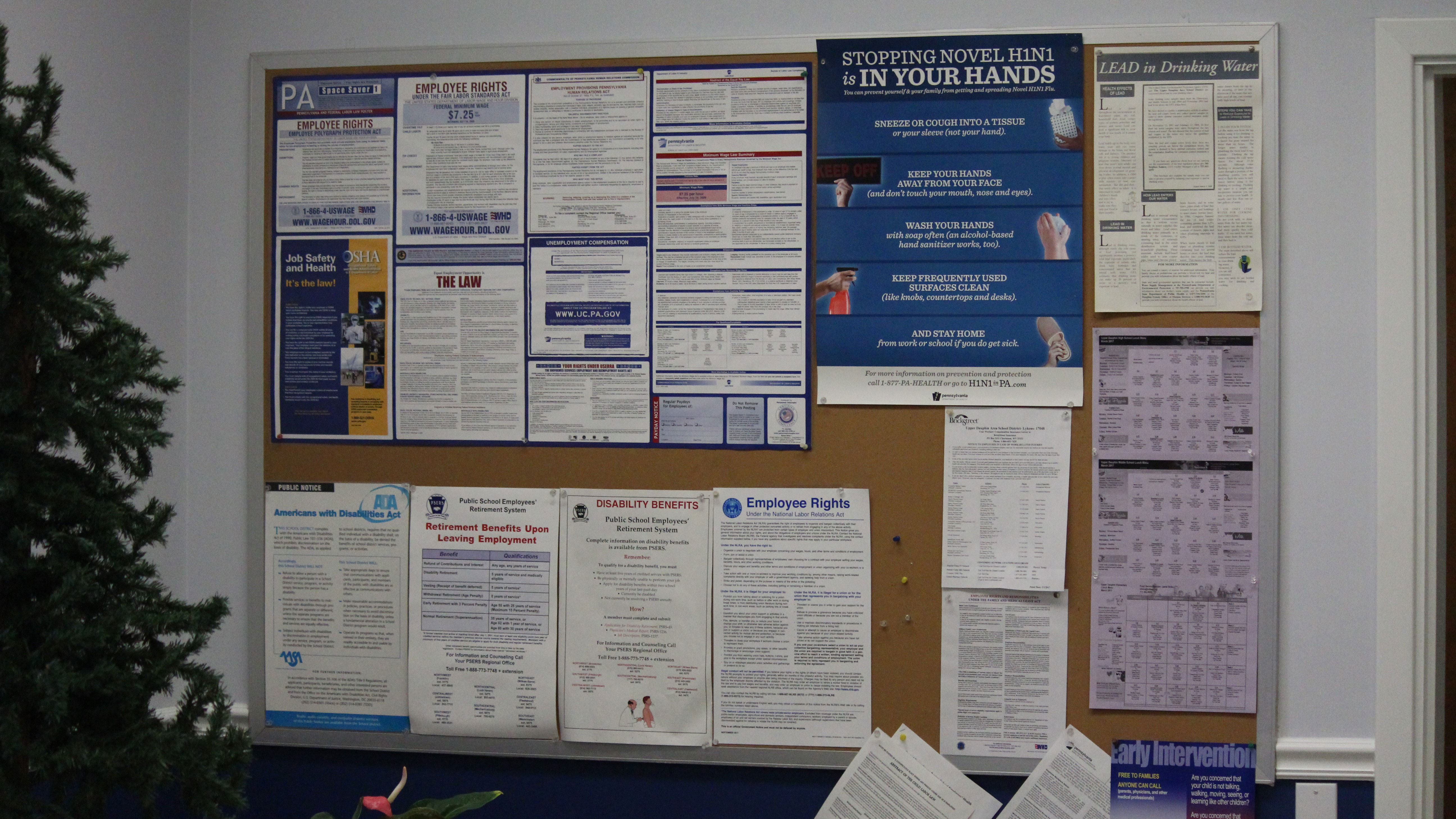upper dauphin area district office bulletin board