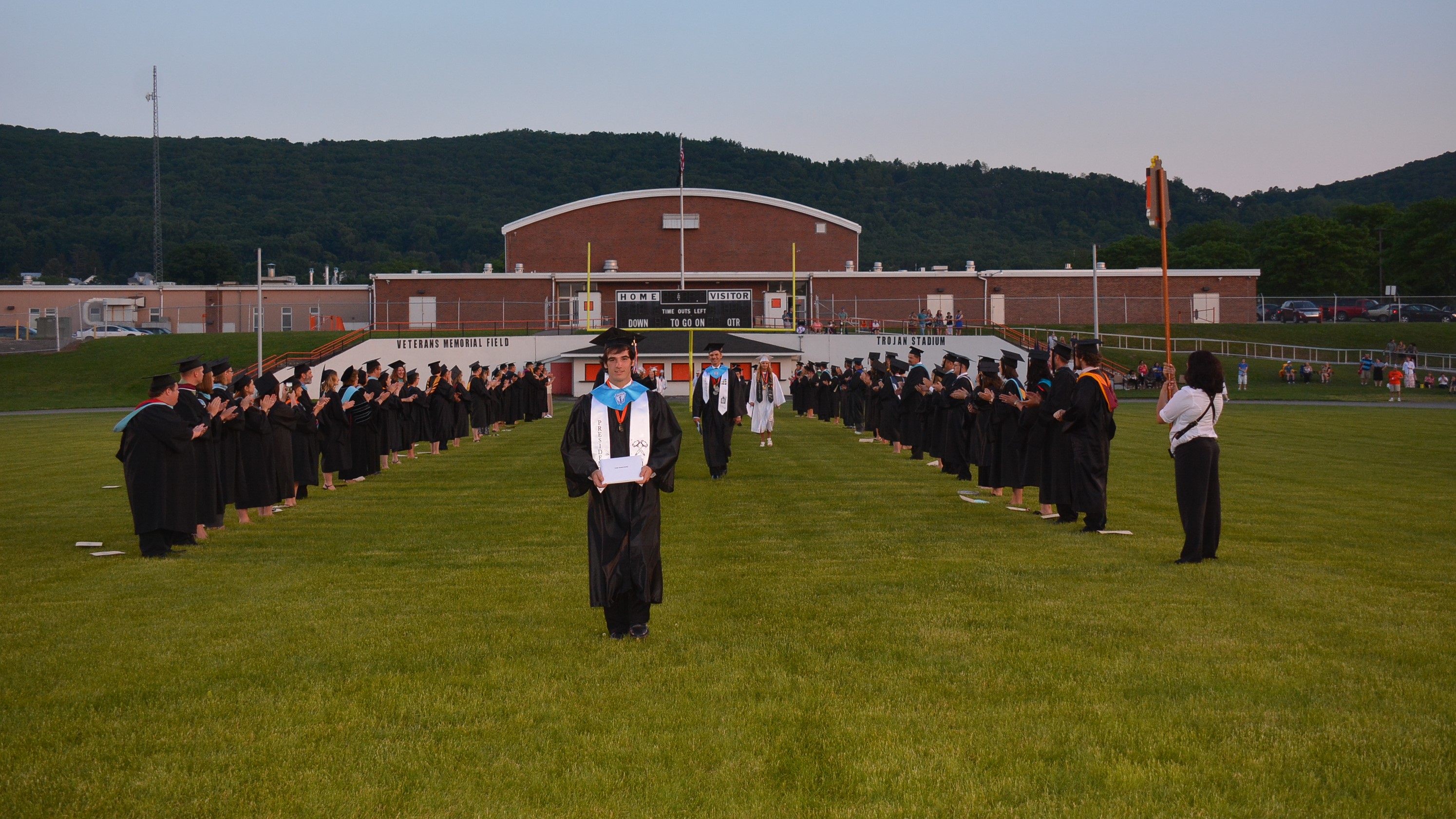 upper dauphin area graduation walk