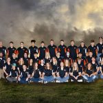 High School archery team photo