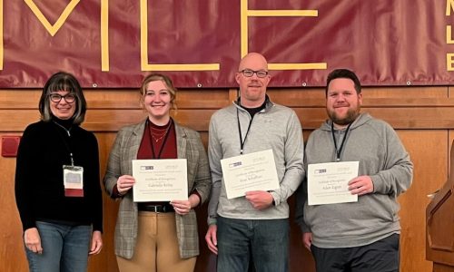 middle school teachers earn awards