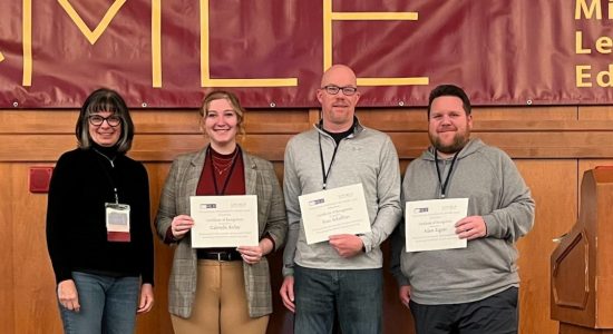 middle school teachers earn awards